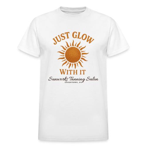 Just Glow With It - Heavyweight Unisex T-Shirt by Gildan