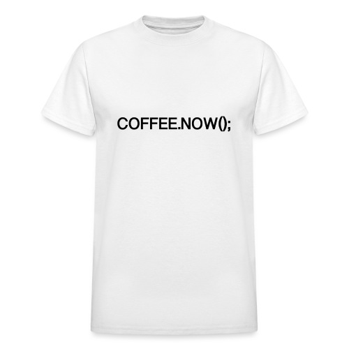 Coffee.now() - Gildan Ultra Cotton Adult T-Shirt