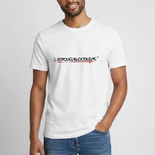 C.Strong Bloodline Logo (Black) - Heavyweight Unisex T-Shirt by Gildan