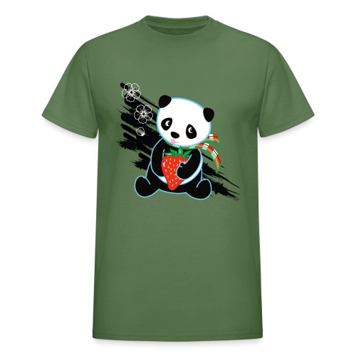 Cute Kawaii Panda T-shirt by Banzai Chicks - Gildan Ultra Cotton Adult T-Shirt