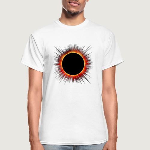 Solar Eclipse Flare Burst Cartoon - Gildan Ultra Cotton Adult T-Shirt