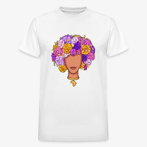 Flower Woman - Gildan Ultra Cotton Adult T-Shirt