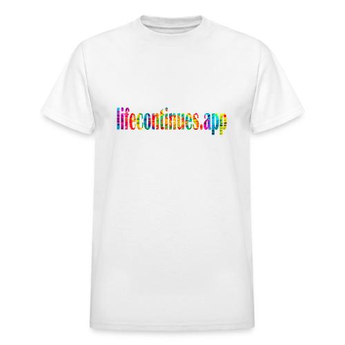 Life Continues Large Tie-dye 2 - Heavyweight Unisex T-Shirt by Gildan
