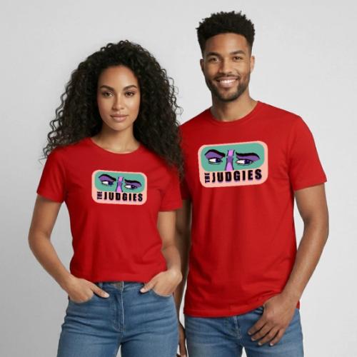 The Judgies Logo - Heavyweight Unisex T-Shirt by Gildan