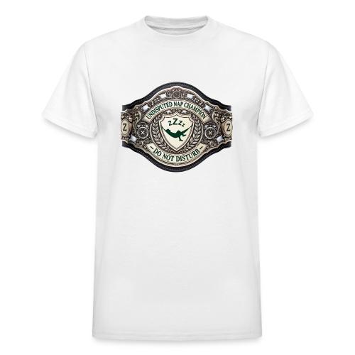 Nap Champion Belt T Shirt - Heavyweight Unisex T-Shirt by Gildan