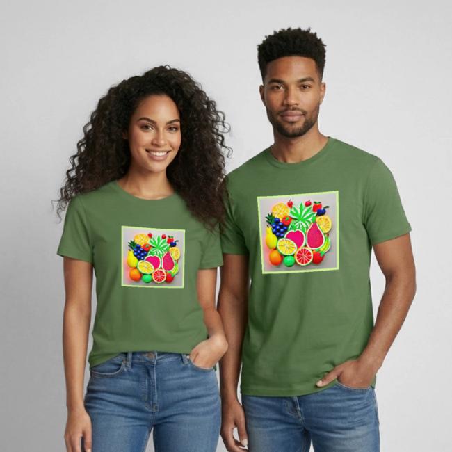 Colorful Fruit Pop Art