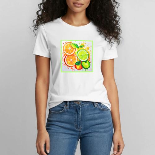 Neon Chaos Liquid Color Explosion - Heavyweight Unisex T-Shirt by Gildan