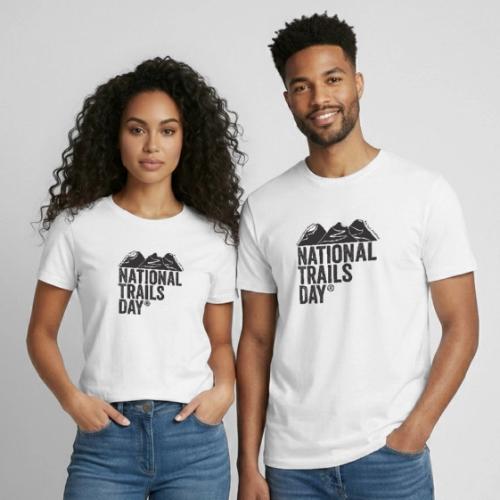 National Trails Day - Heavyweight Unisex T-Shirt by Gildan