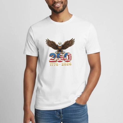 Eagle 250th Anniversary 1776-2026 - Heavyweight Unisex T-Shirt by Gildan