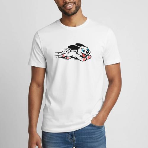 Speedy Pup Sprint on the Run - Heavyweight Unisex T-Shirt by Gildan