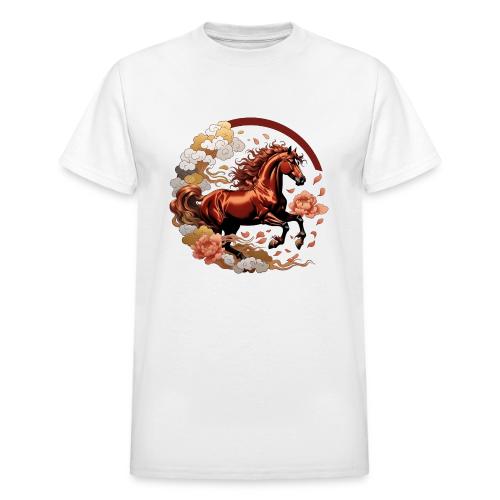 Year of the Horse T Shirt, Lunar New Year Gift - Heavyweight Unisex T-Shirt by Gildan