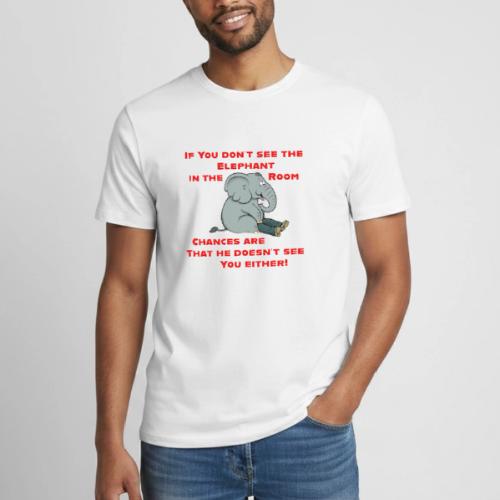 Elephant in the Room Meme - Heavyweight Unisex T-Shirt by Gildan