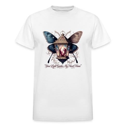 Guiding Light Eternal Flame Lantern Romance Gifts - Heavyweight Unisex T-Shirt by Gildan