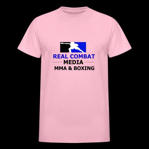 RCM MMA & BOXING Blue Logo - Heavyweight Unisex T-Shirt by Gildan