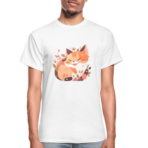 Smiling Cat - Gildan Ultra Cotton Adult T-Shirt