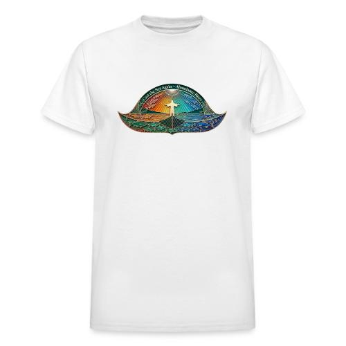 Easter Cast the Net Again T Shirt, abundance Gift - Heavyweight Unisex T-Shirt by Gildan
