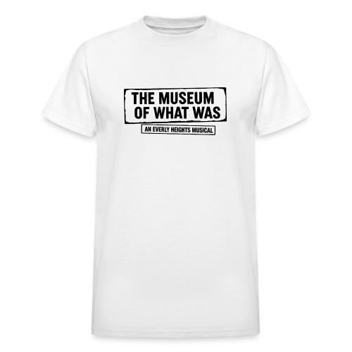 Museum of What Was Logo (Black) - Heavyweight Unisex T-Shirt by Gildan