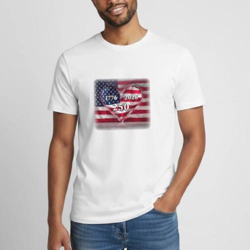 1776-2026 | 250 Years USA - Heavyweight Unisex T-Shirt by Gildan