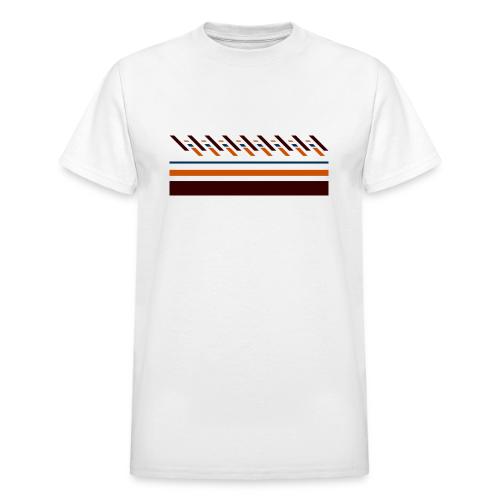 Cute, colorful striped designs for the seasons - Heavyweight Unisex T-Shirt by Gildan