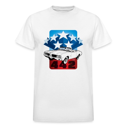 auto_oldsmobile_442_001 - Gildan Ultra Cotton Adult T-Shirt