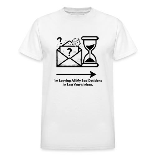 Last Year's Inbox T-Shirt - Heavyweight Unisex T-Shirt by Gildan