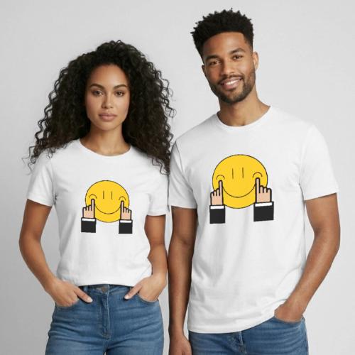 Smile design - Heavyweight Unisex T-Shirt by Gildan