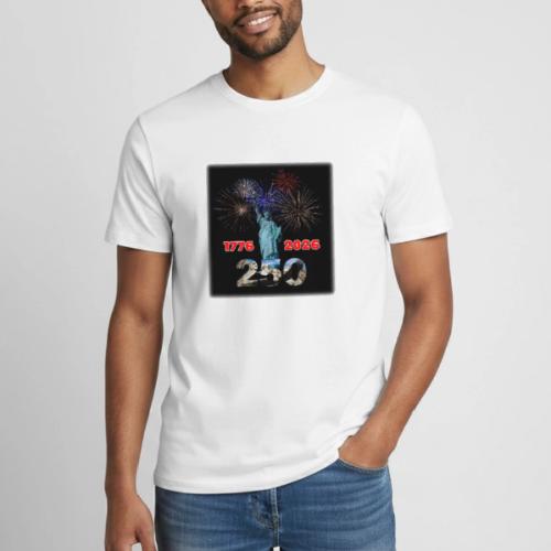 1776 - 2026 - 250 Years USA | Fireworks - Heavyweight Unisex T-Shirt by Gildan