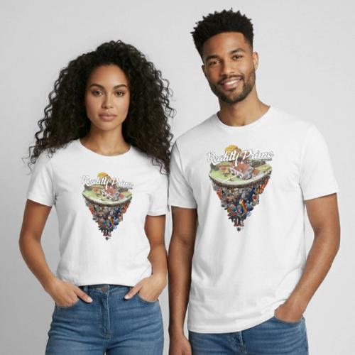 Reality Prime (Front Facing, On White) - Heavyweight Unisex T-Shirt by Gildan