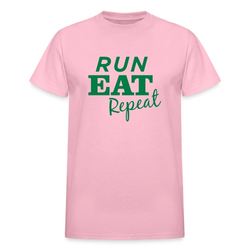 Run Eat Repeat buttons medium - Gildan Ultra Cotton Adult T-Shirt