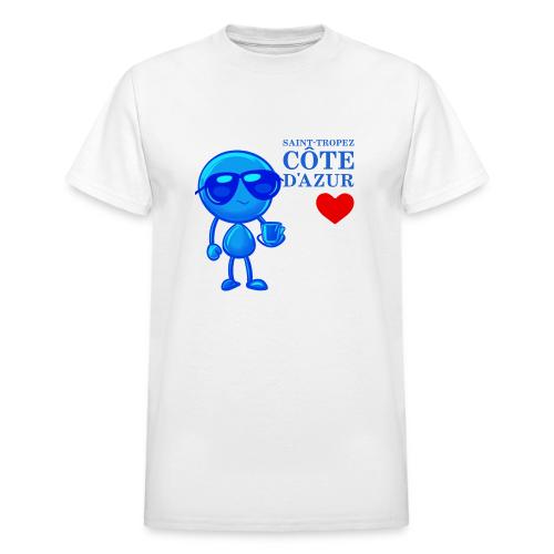 Smoon City_Saint Tropez Côte d'Azur - Heavyweight Unisex T-Shirt by Gildan