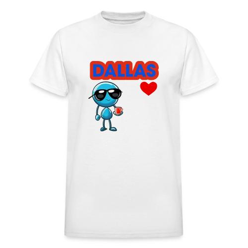 Smoon City_Dallas - Heavyweight Unisex T-Shirt by Gildan