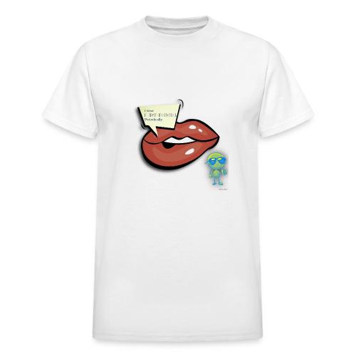 Smoon City_I wear lipstick - Heavyweight Unisex T-Shirt by Gildan