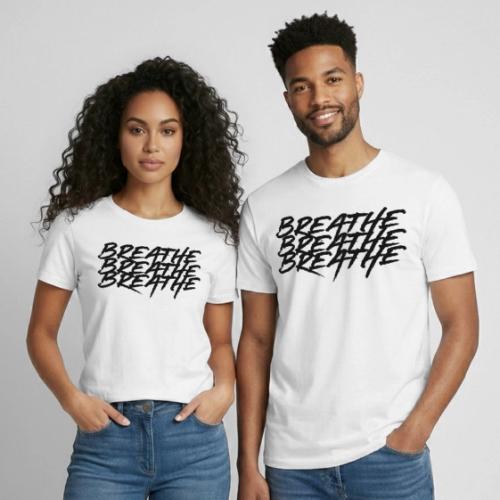 3x BREATHE - Heavyweight Unisex T-Shirt by Gildan