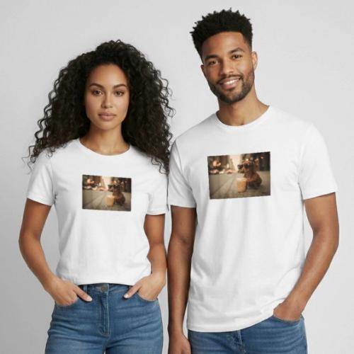 Funny Dachshund Iced Coffee Lover Tee - Heavyweight Unisex T-Shirt by Gildan