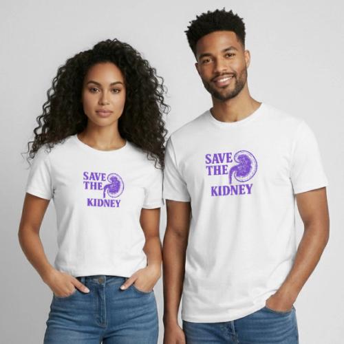 Save the kidney - Heavyweight Unisex T-Shirt by Gildan