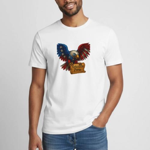 Veterans Press Bald Eagle - Heavyweight Unisex T-Shirt by Gildan