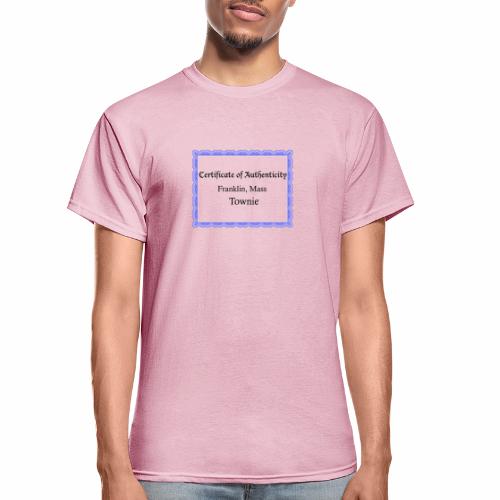 Franklin Mass townie certificate of authenticity - Gildan Ultra Cotton Adult T-Shirt