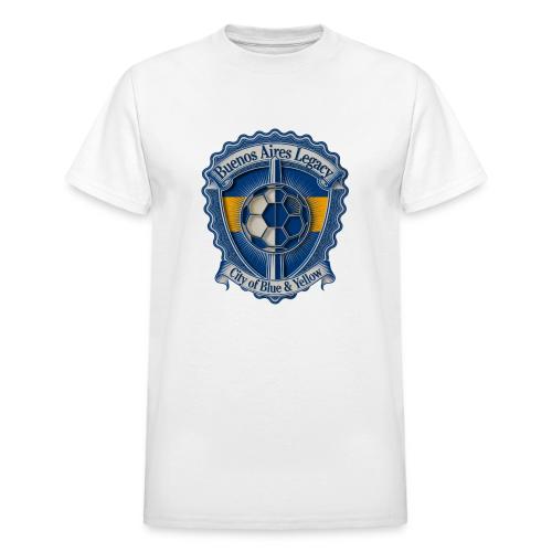 Buenos Aires Legacy T Shirt, Soccer City Pride Gif - Heavyweight Unisex T-Shirt by Gildan