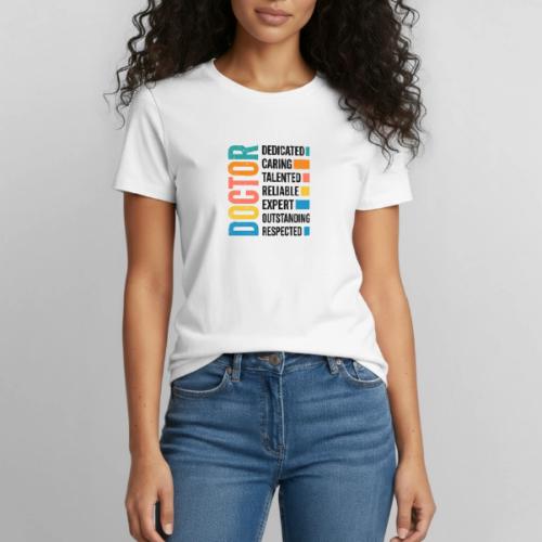 Proud Doctor Traits - Heavyweight Unisex T-Shirt by Gildan