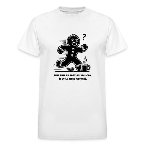 Gingerbread Man T-Shirt - Heavyweight Unisex T-Shirt by Gildan