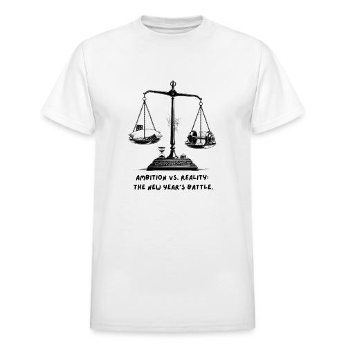 Ambition vs. Reality T-Shirt, Mug, & Leggings - Heavyweight Unisex T-Shirt by Gildan