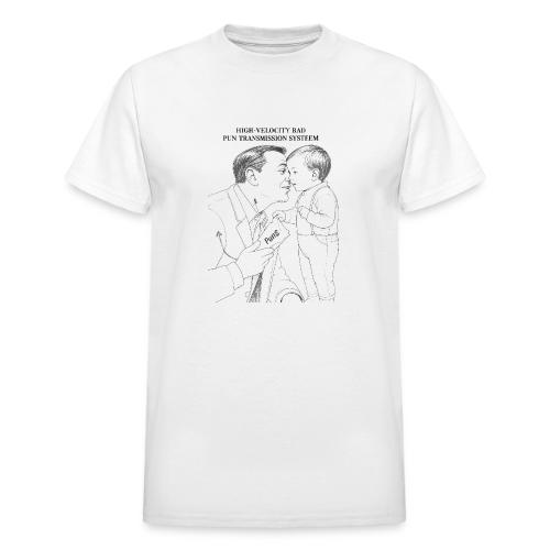 Dad Joke Blueprint T-Shirt - Heavyweight Unisex T-Shirt by Gildan