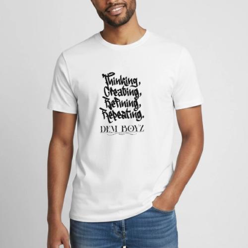 Thinking, Creating, Refining, Repeating - Heavyweight Unisex T-Shirt by Gildan