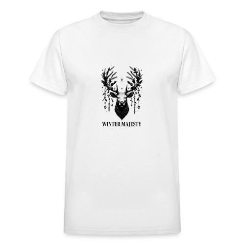 Majestic Reindeer T-Shirt, Poster, & Mug - Heavyweight Unisex T-Shirt by Gildan