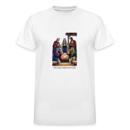 Three Wise Men T-Shirt - Heavyweight Unisex T-Shirt by Gildan