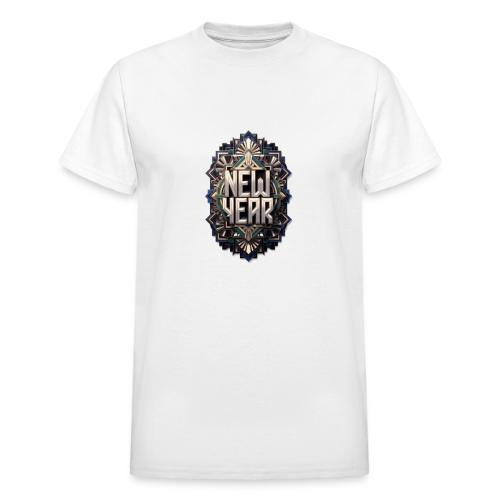 Evergreen New Year T-Shirt - Heavyweight Unisex T-Shirt by Gildan