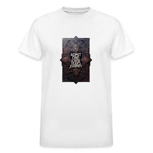 Art Deco VIP Pass T-Shirt - Heavyweight Unisex T-Shirt by Gildan