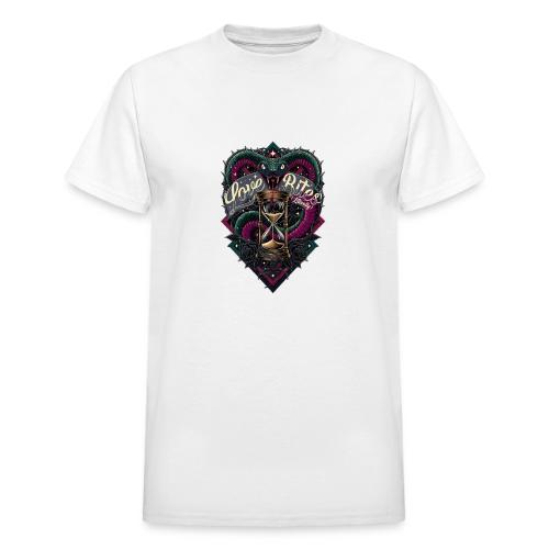 Love Bites (Literally) T-Shirt - Heavyweight Unisex T-Shirt by Gildan