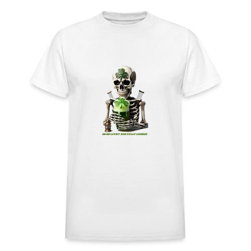 Eternal Stout Skeleton Graphic Tee - Heavyweight Unisex T-Shirt by Gildan