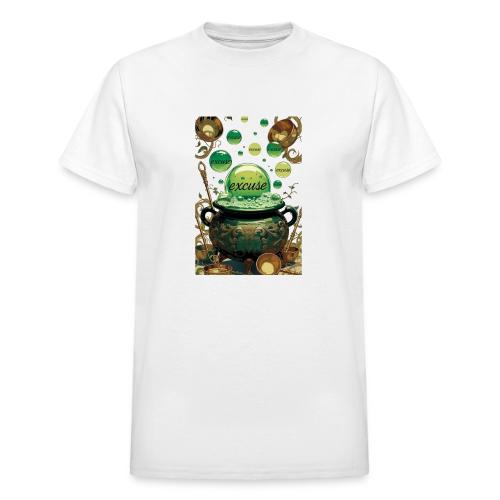 Emerald Excuses Cauldron Graphic Tee - Heavyweight Unisex T-Shirt by Gildan